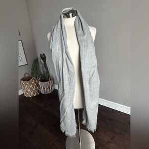 A New Day x Target 🎯 Wrap Blanket Scarf Shawl Grey/Gold Metallic Womens OS